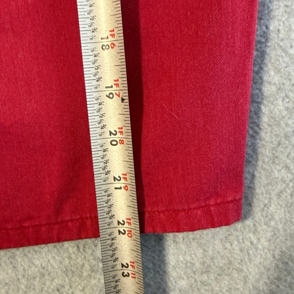 Volcom Vmonty Shorts Mens 38 Red Chino Skate A09313S2 - Picture 11 of 14